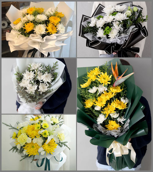 湖北孝感市安陆市洑水镇三合村白事花束代送